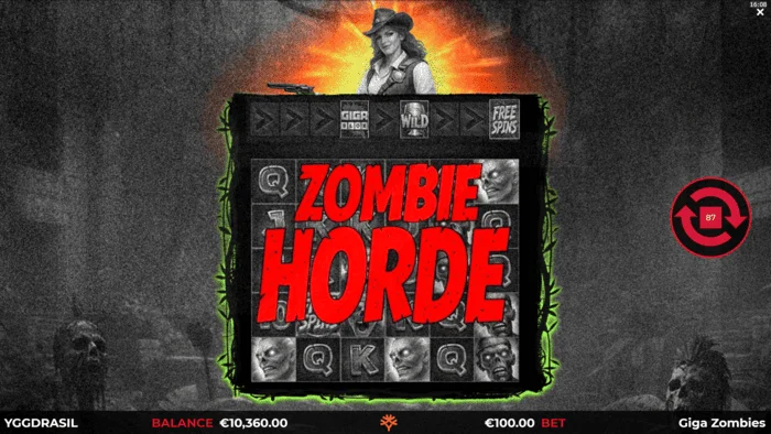 Giga Zombies - horde ng mga zombie sa reels